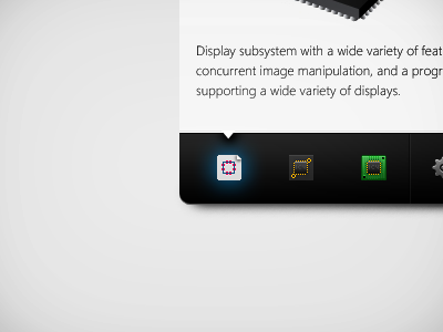 Widget - dashboard icons