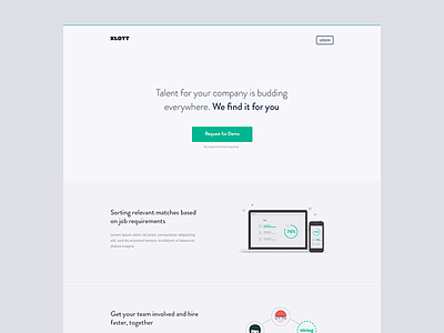 landing page - early draft