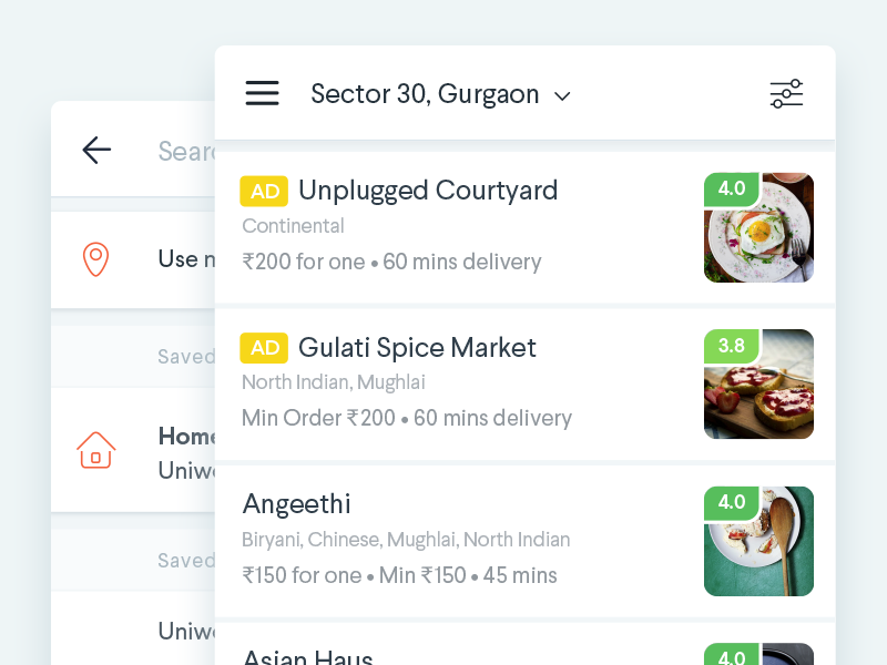 Vendor Listing rows larsseit list vendors ordering food android foodpanda
