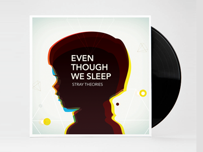 Even though we Sleep - Limited edition print abstract avenir disc even-though-we-sleep illustration minimal print vinyl