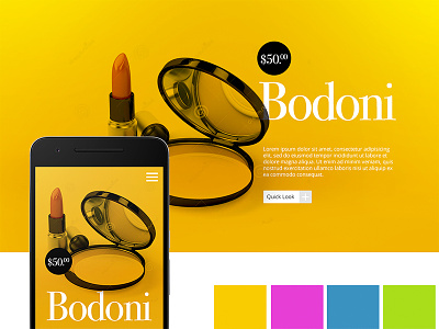 Quick grab from a working moodboard. bodoni design ecommerce high end mock up mood board quick