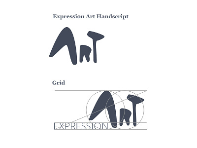 Grid - Logo Expression Art art art gallery brand rules expression grid guides