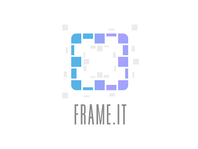 Frame It branding frame icon it logo