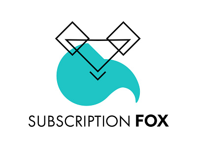 Subscription Fox brand fox illustration logo minimal