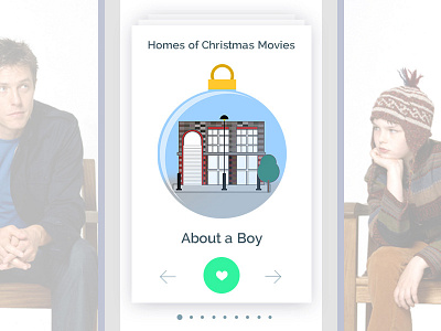 Homes of Christmas Movies - About A Boy boy christmas home house illustrations movies