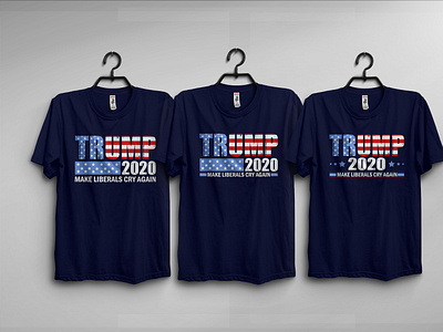 trump 2020 make liberals cry again animation branding design flat icon illustration t shirt t shirt design t shirt illustration t shirt mockup t shirts trump 2020 trump 2020 t shirt tshirts tshirtshop tshirtstore typography