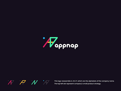 Logo Concept for Appnap brand illustrator logo