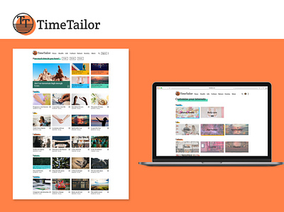 TimeTailor ui ux web