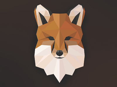 Low Poly Art Fox