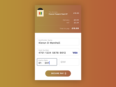 Credit Card Checkout 002 checkout creditcard dailyui