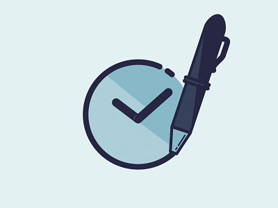 Late clock illustration pen time vector