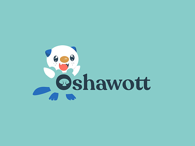 Project Oshawott illustration illustrator logo pokemon typography