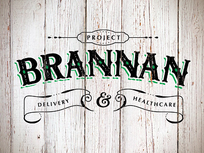 Brannan branding illustrator typography vector