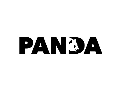 Panda2 branding illustration logo typography