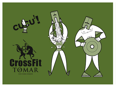 Crossfit Tomar design illustration vector