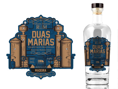 ENM RUM Label design branding design illustration