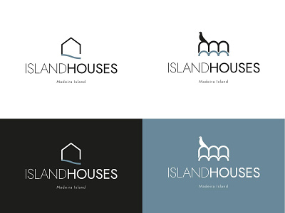 Island Houses Logo branding design logo vector