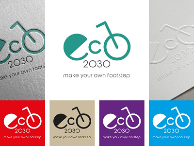 ECO 2030 design illustration logo vector