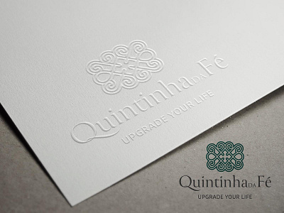 Quintinha da Fé illustration logo signage design