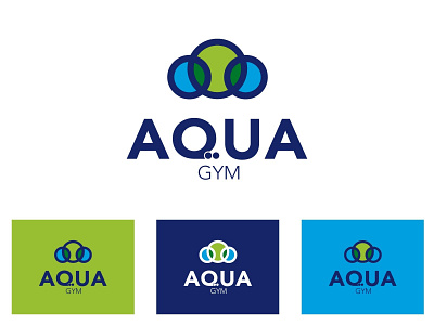 Aquagym Logo branding design logo