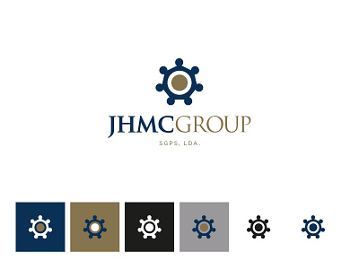 JHMC Group branding design logo vector