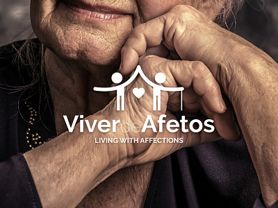 Viver Afetos branding design logo vector