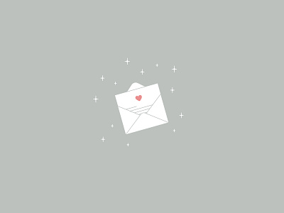 Love Letter 14 feb dribbleweeklywarmup flat illustration illustrator love love day love letter one a day simple vector illustration