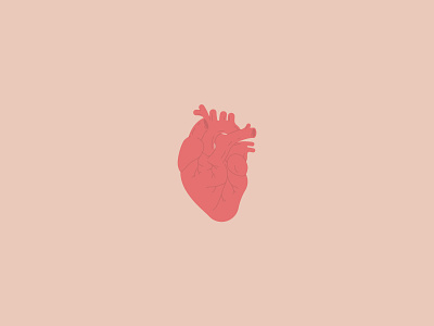 Human heart heart human humanity illustration illustrator love one a day organics organs pink vector vector illustration