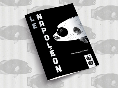 Cut-Out WWF Brochure Design Project adobe illustrator animals logo black and white brochure design brochure design ideas design do it for your planet drawing fish illustration fish logo illustration illustrator inverted napoleon fish napoléon save the earth save the planet vector wwf wwf animals