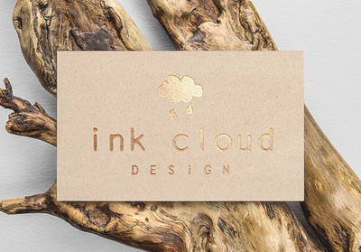 Ink Cloud Design Logo branding business card design businesscard design icon illustration logo vector