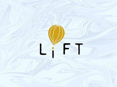 Lift - Daily Logo Challenge // Day 2 adobe illustrator art axis logo rocket space black and white branding dailylogochallenge design drawing gold foil hot air ballon illustration illustrator lift logo logo challenge logo design mockup psd poster rocketship logo vector