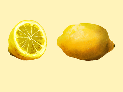Citrus artist design illustration illustrator lemon lemon citrus lemonade live art painting procreate