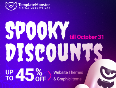 Are You Ready for Some Halloween Treats at TemplateMonster? elementor halloween halloween2022 html landingpage template templatemonster website woocommerce wordpress