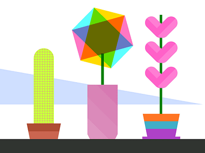 Animated CSS Pastel Plants codepen css