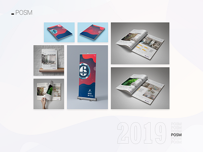 POSM branding design illustration magazine photoshop poster roll up