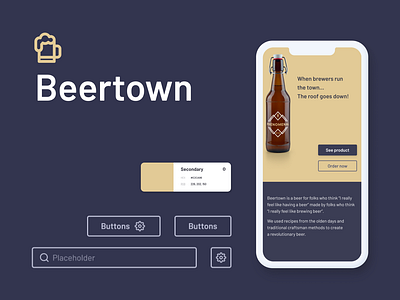 Beertown - design system & e-commerce