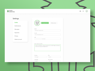 Settings - Daily UI #007