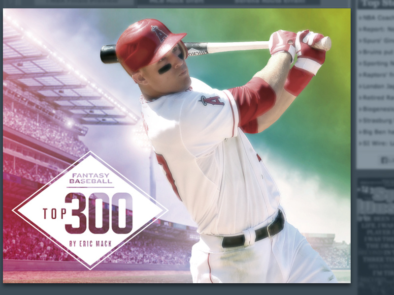 Fantasy Baseball Top 300 by Alicia Hallett-Chan on Dribbble