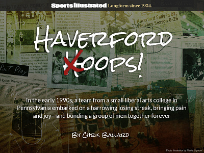 Haverford Hoops! college basketball editorial longform march madness ncaa parallax responsive sports sports illustrated typography