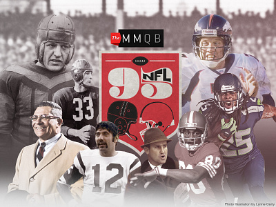 The MMQB NFL 95 design editorial football logo nfl responsive sports sports illustrated the mmqb typography