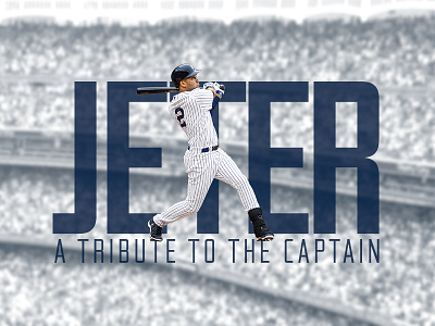 Yankees Derek Jeter Wallpaper designs, themes, templates and downloadable  graphic elements on Dribbble