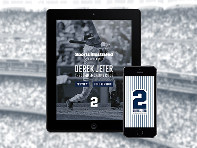 Yankees Derek Jeter Wallpaper designs, themes, templates and downloadable  graphic elements on Dribbble