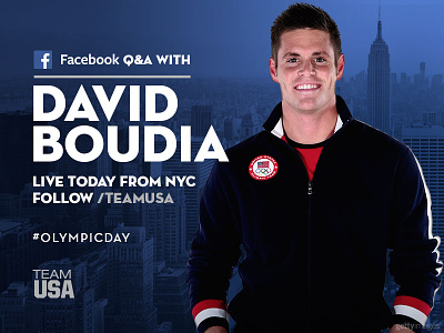 TEAM USA: Facebook QA w/ David Boudia athlete facebook sports team usa united states olympics