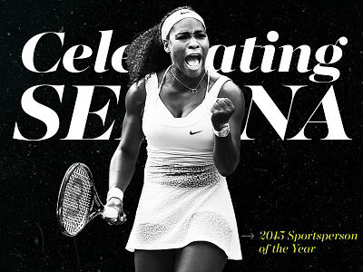 Sports Illustrated Celebrating Serena editorial longform parallax responsive serena sports sports illustrated typography