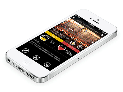 Beerfest App on Phone app app design beer