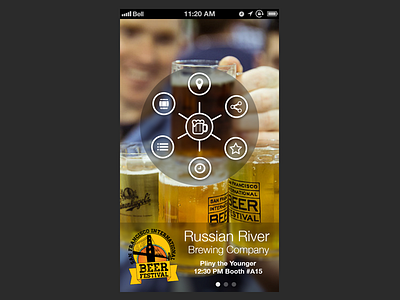 BeerFest App app design iphone