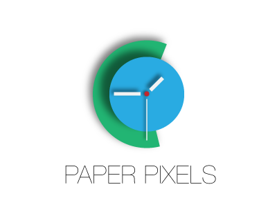 Paper Pixels design logo logodesign