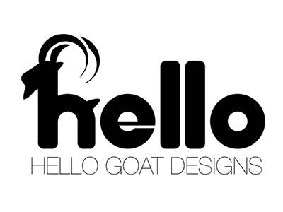 Hello Goat Logo Sketch design logo logo design