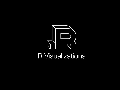 R Visualizations art branding design flat illustration illustrator logo minimal type vector