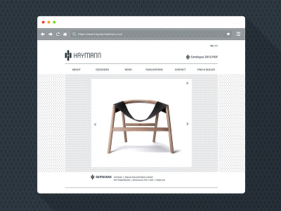 HAYMANN WEBSITE desktop furniture graphicdesign mobile responsive uiux web